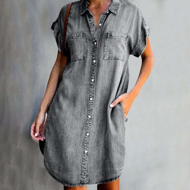 Quiria - Simple Shirt Dress