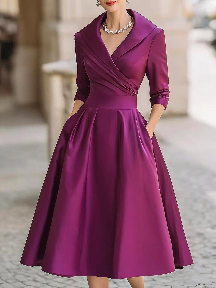 Lea™ - Elegant Midi Dress