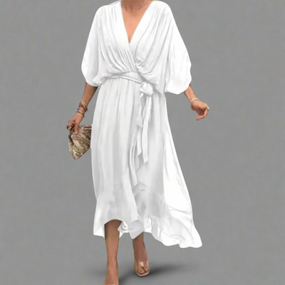 Dorselinde | Elegant Maxi Dress with Feminine Neckline