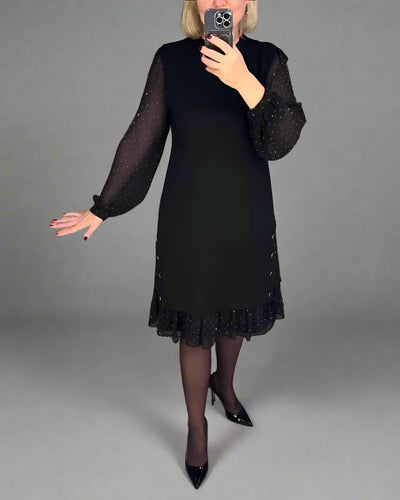 Swenthilda | Elegant Autumn Dress with Figure-Flattering Cut