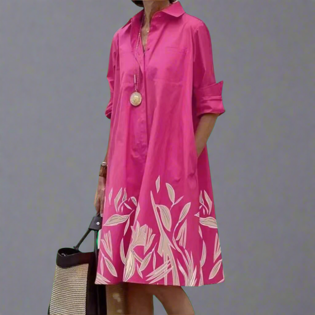 Liane™ | Luxurious Midi Dress for Effortless Elegance