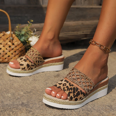 Sonoma™ Woven Wedge Sandals Earthy charm
