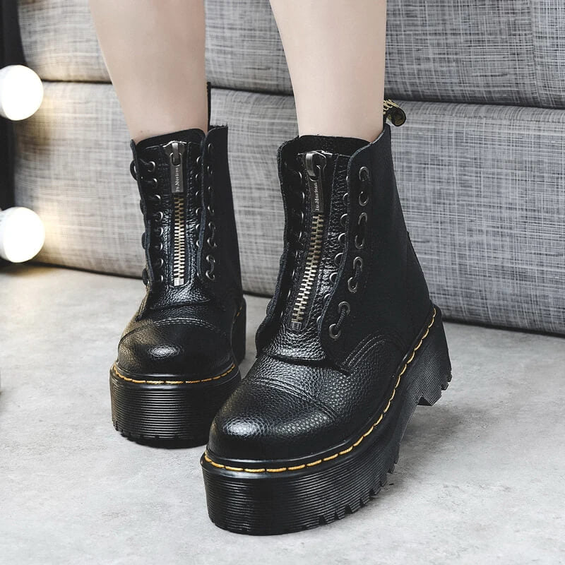 Daisy | Elegant Zip-Up Boots