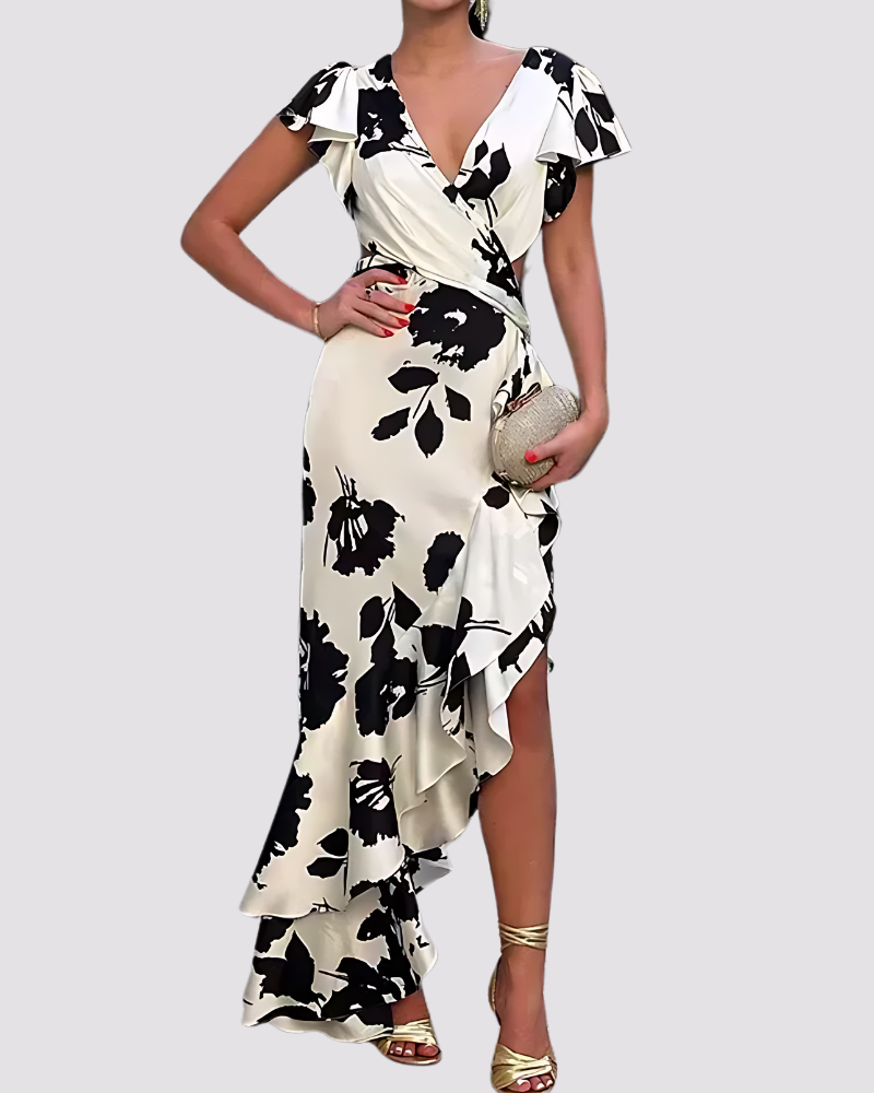Zinnia - Floral Midi Dress