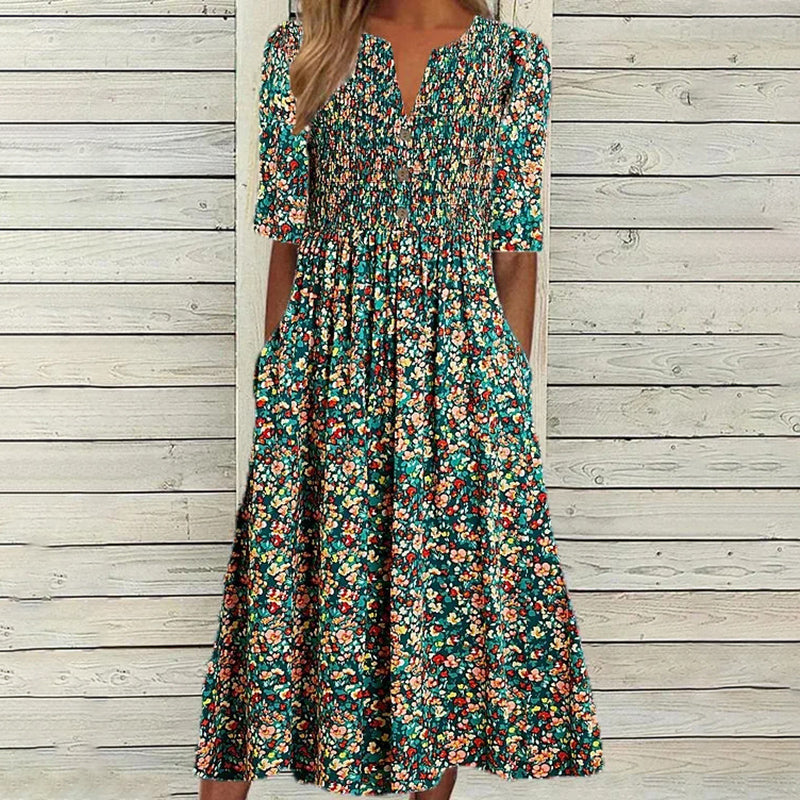 Jill | Garden Meadow Smock Dress