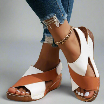 Alwine | Artisan Crafted Wedge Sandals in High-Quality Materials