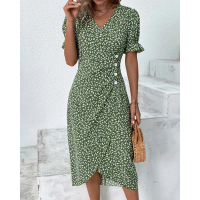 Florence™ Elegant Wrap Dress