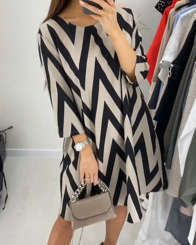 Lovenza - Zigzag Midi Dress