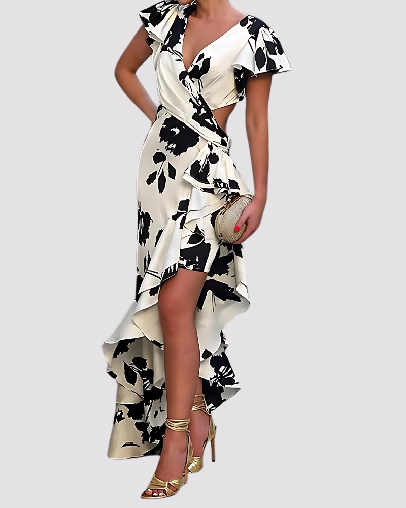 Zinnia - Floral Midi Dress