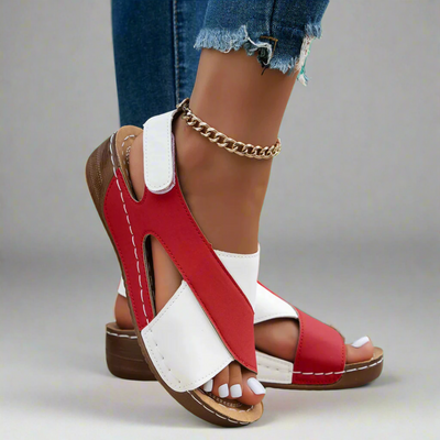 Alwine | Artisan Crafted Wedge Sandals in High-Quality Materials