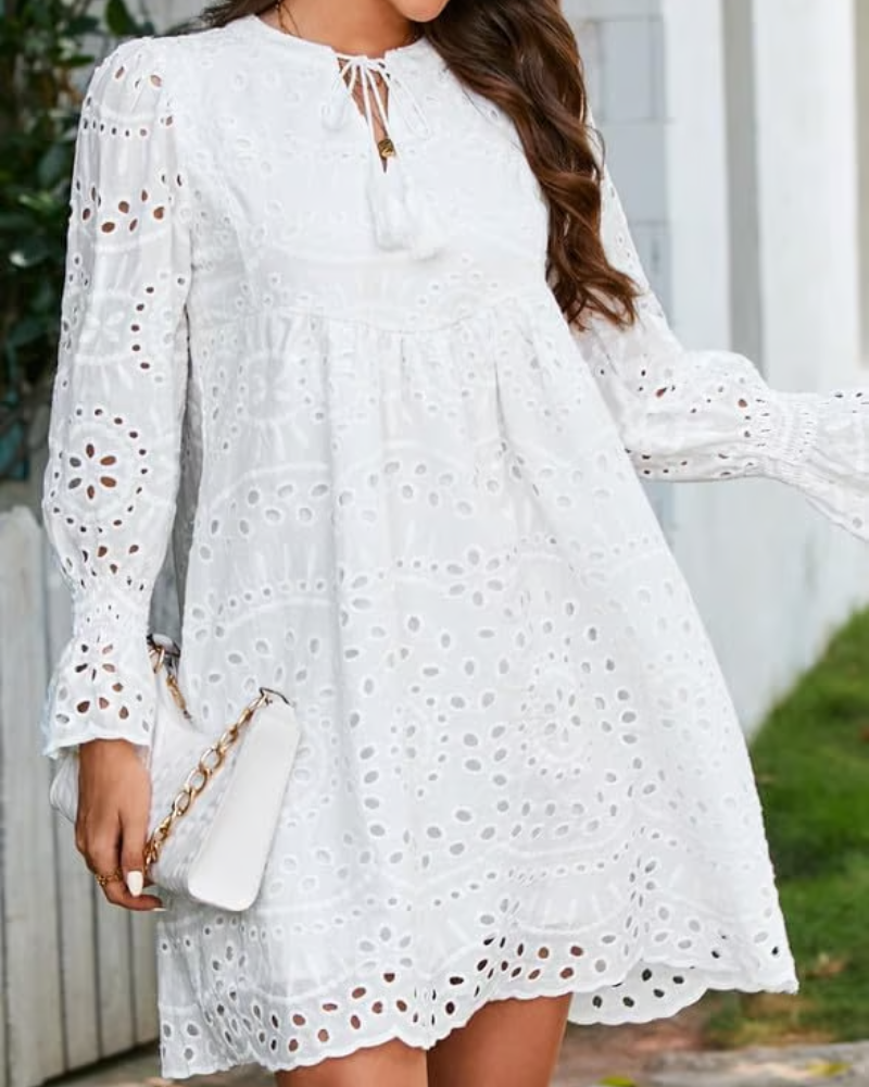 Paisley - Elegant Hollow-Out Midi Dress