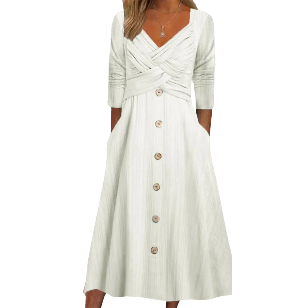 Ella™ - Elegant tummy coverage dress