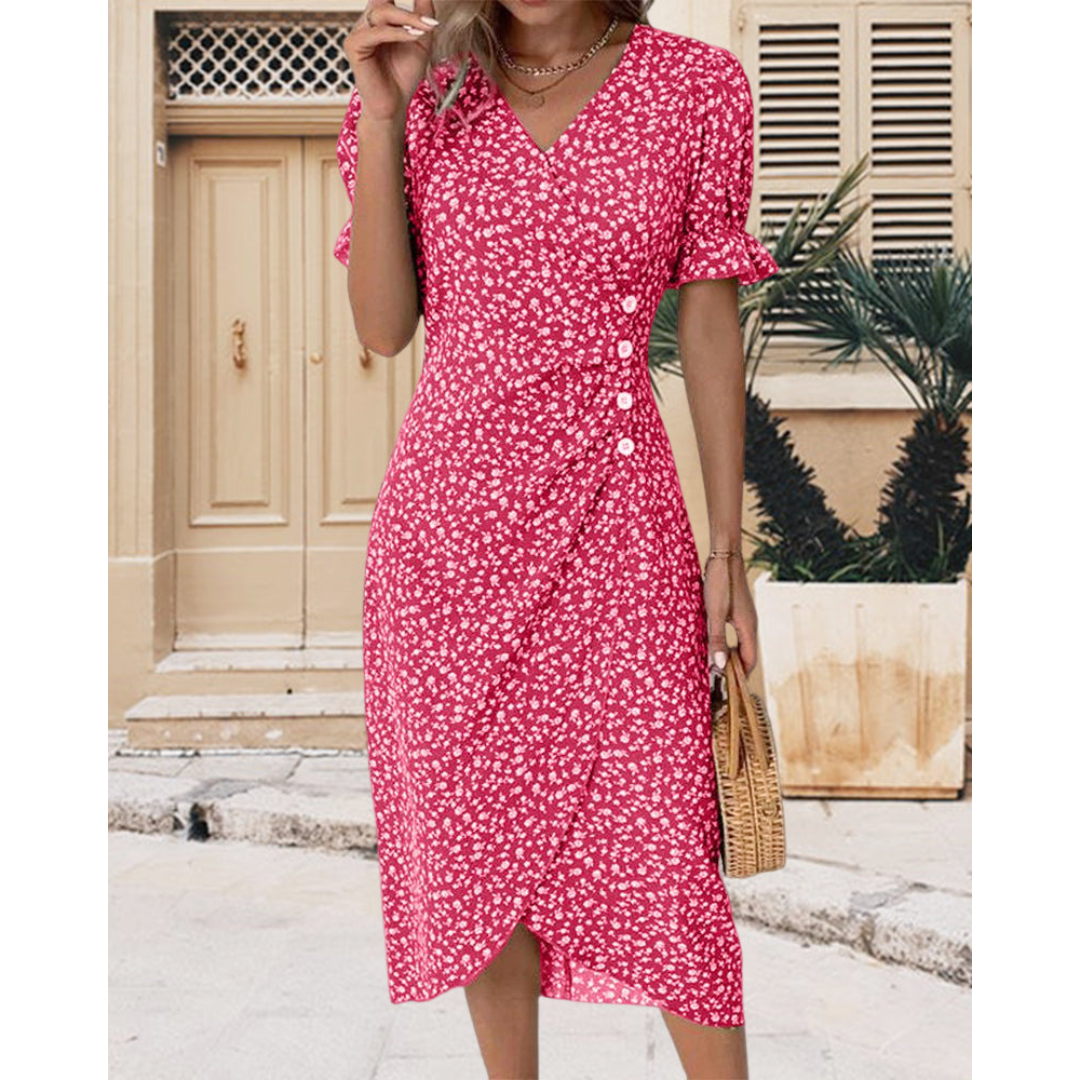Florence™ Elegant Wrap Dress
