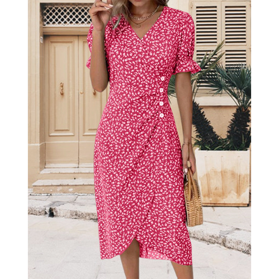 Florence™ Elegant Wrap Dress