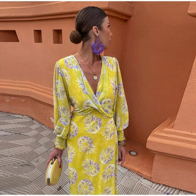 Alondra - Vibrant Wrap Dress