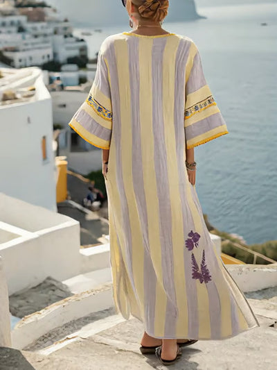 Bohemian Linen Dress