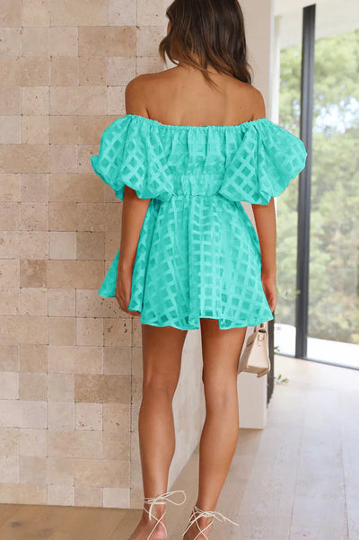 Evie - Puff Sleeve Mini Dress