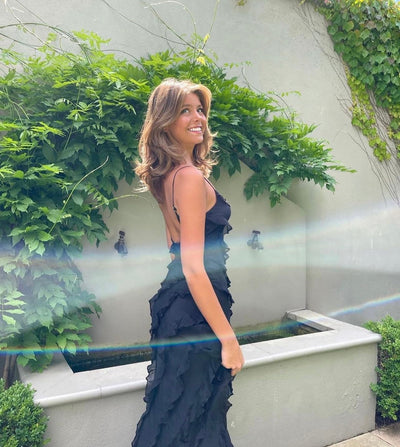 Zara - Ruffled Maxi Dress