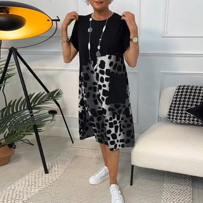 Olivia | Casual Printed Pocket Dress