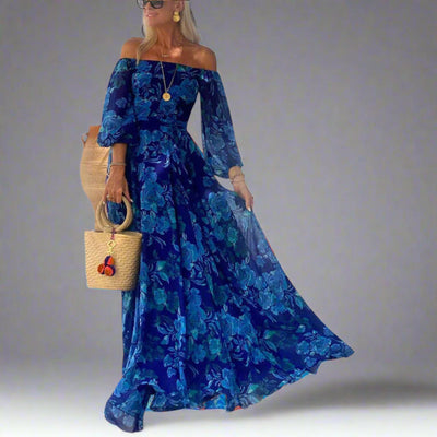 Annemarie | Elegant Floral Maxi Dress for Ultimate Comfort