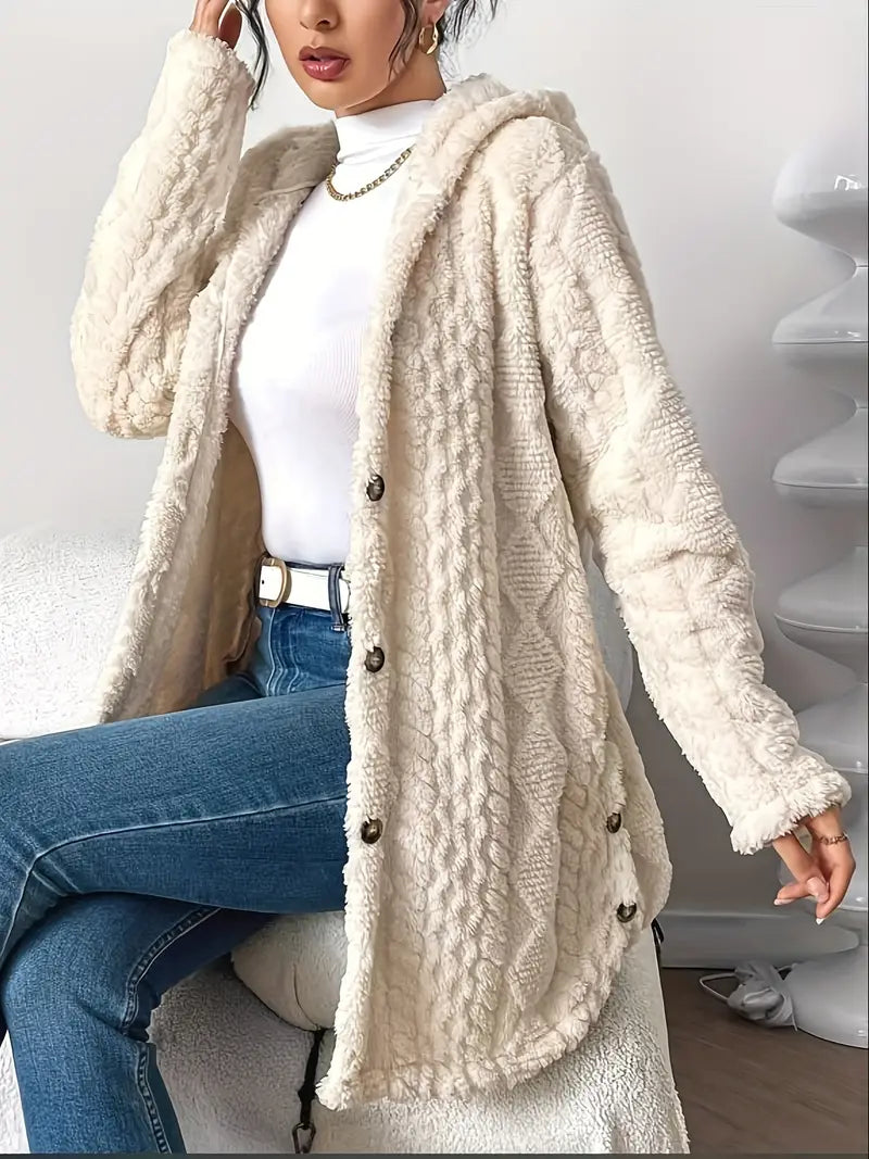 Chateau Elise™   | Plush Hooded Cardigan