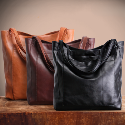 Morena™ Leather Tote Bag