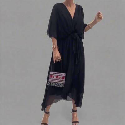 Dorselinde | Elegant Maxi Dress with Feminine Neckline