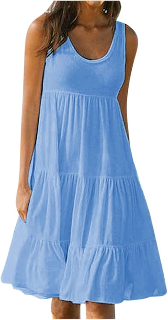 Layla™ - Boho Sleeveless Mini Dress