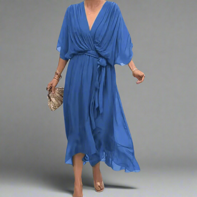 Dorselinde | Elegant Maxi Dress with Feminine Neckline