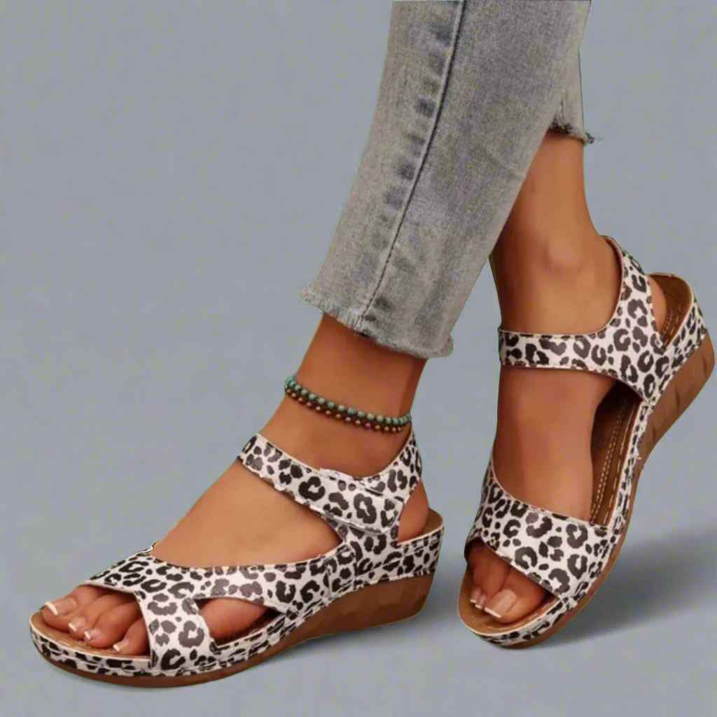 Ilona | Artisan Wedge Sandals Crafted from High-Quality Materials