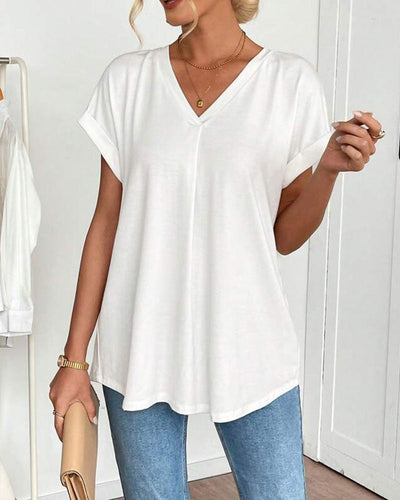 TRUDE CLASSIC SHORT-SLEEVED BLOUSE