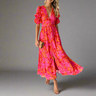 Magda | Elegant Soft Maxi Dress for Chic Events
