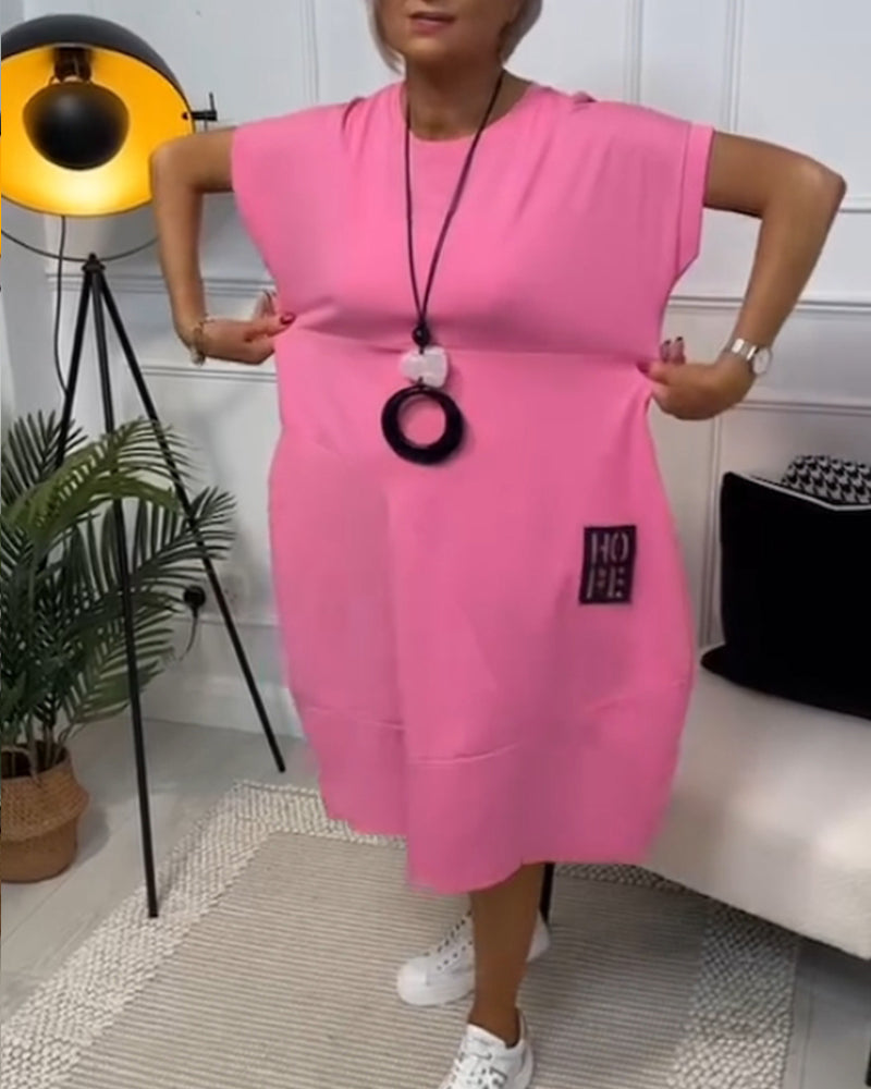 Zuzanna | Airy Summer Dress with Round Neck