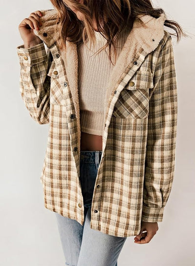 Elvessa | Plaid Flanel Jacket