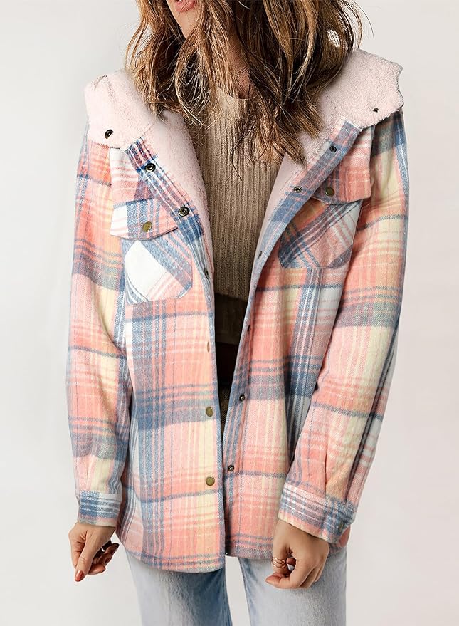 Elvessa | Plaid Flanel Jacket