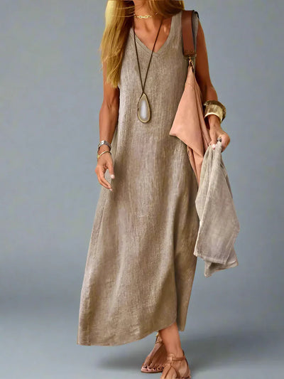 Hedwig | Summer Dress with Flowing Cut and Natural Style