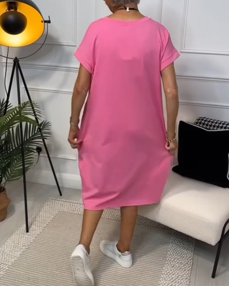 Zuzanna | Airy Summer Dress with Round Neck