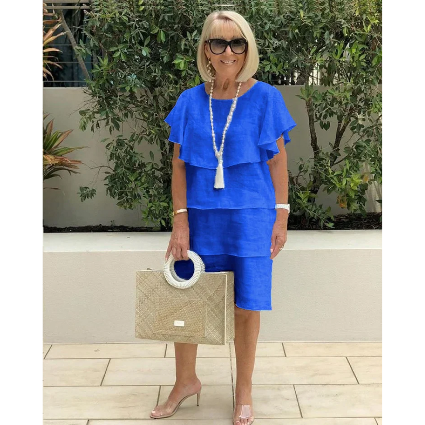 Yvonne – enchanting layered ruffle dress