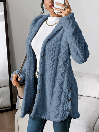 Chateau Elise™   | Plush Hooded Cardigan