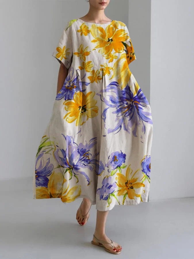 Mabel - Women’s Elegant Floral Maxi Dress