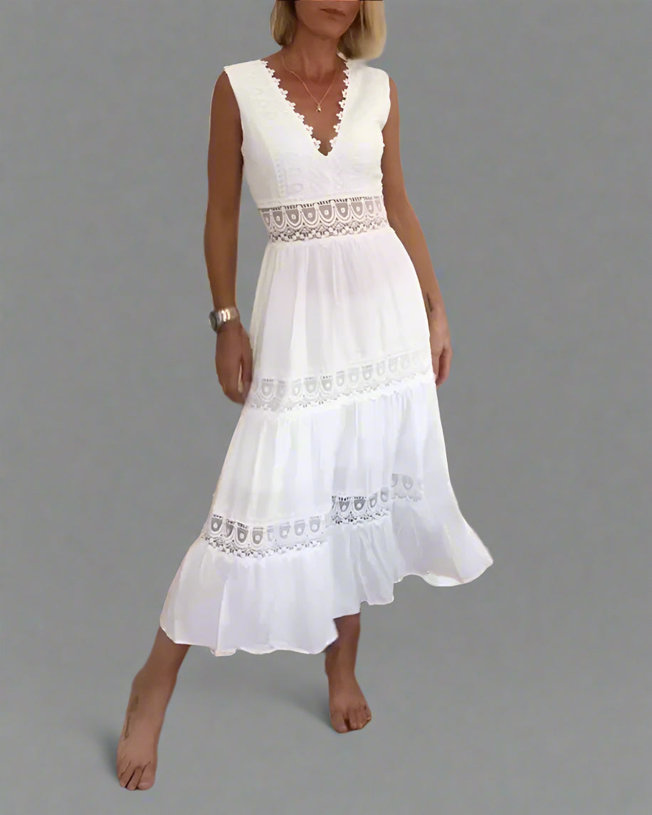 Zorhildis | High-Quality Summer Dress with Floral Design