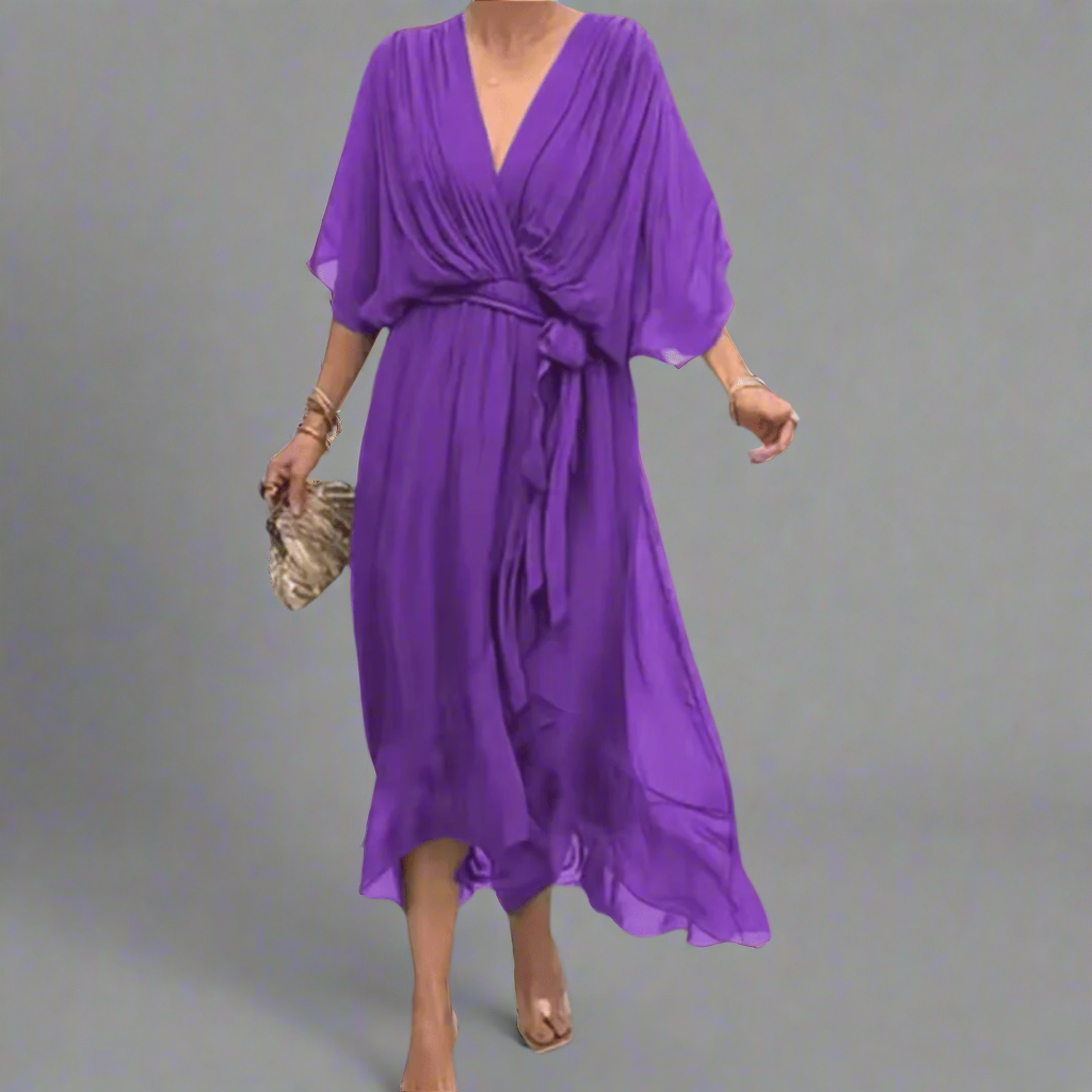 Dorselinde | Elegant Maxi Dress with Feminine Neckline