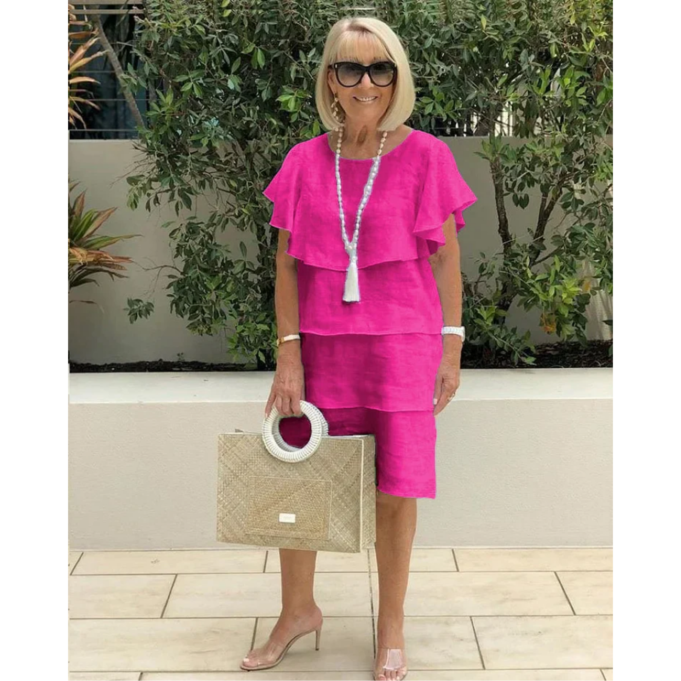 Yvonne – enchanting layered ruffle dress