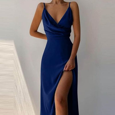 Phoebe | Elegant Satin Dress