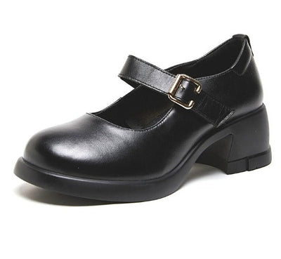 Agnes Leather Mary Janes