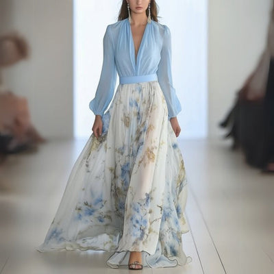 Dolores - Maxi  Dress with Floral Print