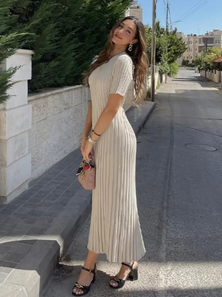 Maxi - Knitted Long Maxi Dress