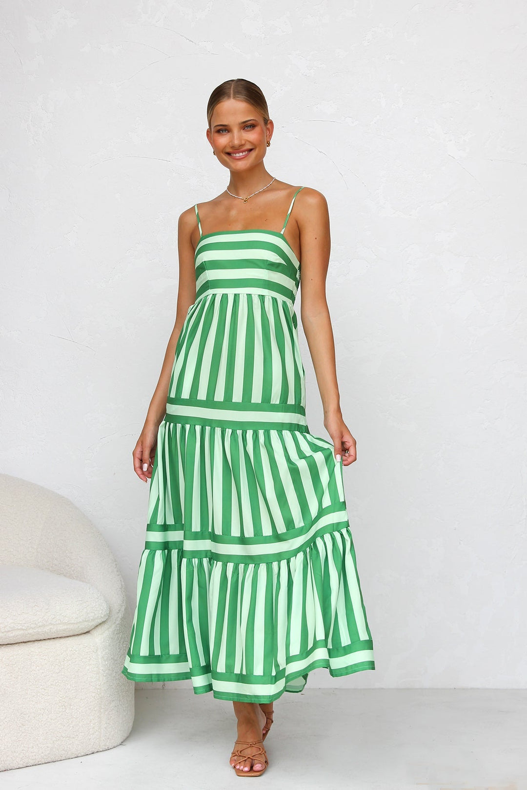 Onaha - Spaghetti Strap Maxi Dress