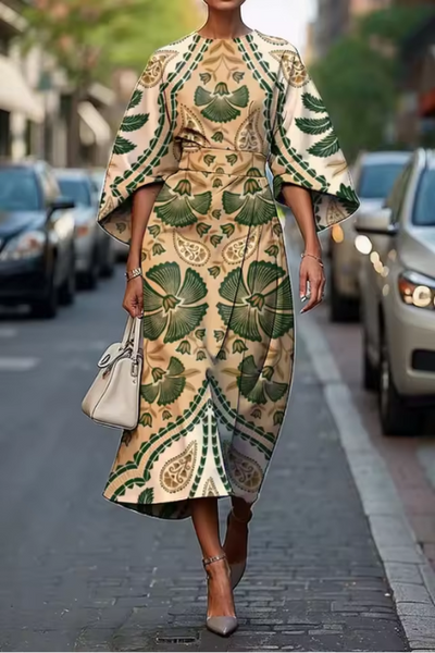 Celestiva - Elegant Midi Dress