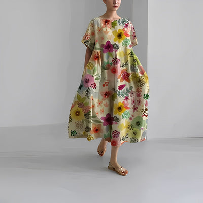Adelia - Bohemian Floral Dress